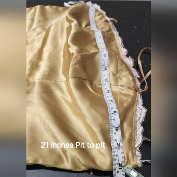 FIESTA 3pc Top Skirt Shawl Sari Style Formal Wedding Evening Set. Brown. Size:2X - Picture 10 of 16